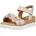 Plateau-Sandaletten Grau/Braun 37 5