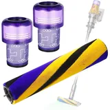 gyrqxmpl V12 Bürste für Dyson Detect Slim Absolute Bürstenwalze Bürsten, Staubsauger Rolle Ersatzteile, Softwalzen Bodendüse Zubehör mit Hepa-filter