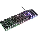 Renkforce RF-GMK-150 USB Gaming-Tastatur Deutsch, QWERTZ Schwarz Beleuchtet