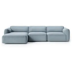 &Tradition - Develius Mellow Eck-Sofa, Konfiguration E, blau (Cifrado 0741)