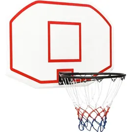 vidaXL Basketballkorb Weiß 109 x 71 x 3 cm