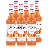 Monin Sirup Mandarine 700ml - Cocktails Milchshakes Kaffeesirup (6er Pack)