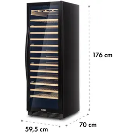 Klarstein - Weinkühlschrank 433 Ltr 165 Fl. Schwarz