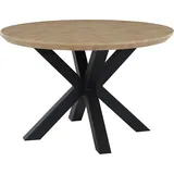 Jockenhöfer Esstisch »Oakland« rund, 120cm ø, braun