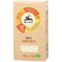 Alce Nero Riso Arborio Bio-Reis Vakuumverpackung 500g Ideal für Risottos