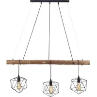Just light. Just Light, Pendelleuchte, Pendellampe EDGAR 3-flammig Moderne