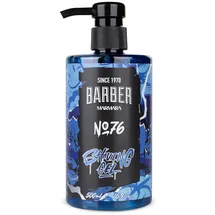 barber marmara Rasiergel No.76 – Transparentes Männer-Gel 500ml mit Pumpspender