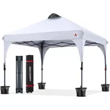 luxuskollektion Faltpavillon 3 x 3 m Weiß