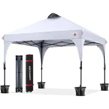 luxuskollektion Faltpavillon 3 x 3 m Weiß