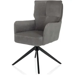 hjh LIVING Polsterstuhl TARUGO Stoff mit Armlehnen