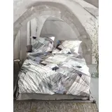 Irisette Bettwäsche Wave 8889, Mako-Satin, 2 teilig, anschmiegsam und atmungsaktiv beige