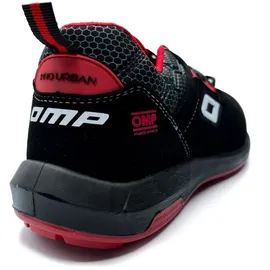 Omp MECCANICA SICHERHEITSSCHUHE S3 ESD PRO URBAN GRÖßE 39 SCHWARZ/ROT - ARBEITSSCHUHE METALLFREI UND RUTSCHFEST