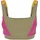 URBAN CLASSICS Color Block Khaki/Bright Violett/Magic Mango XS