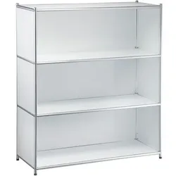 Metall-Regal offen weiß