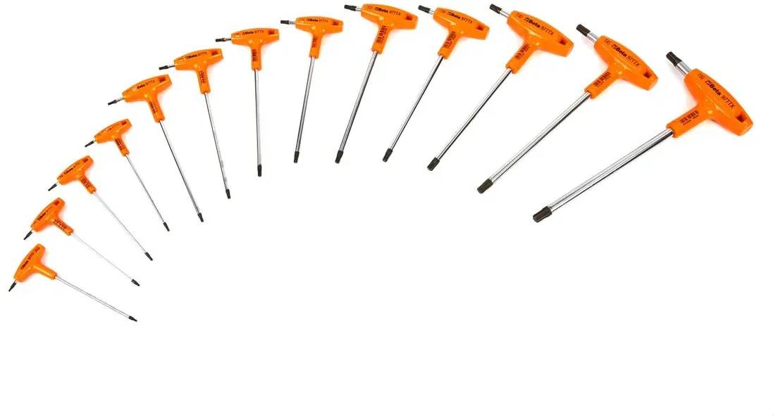 Beta T rechtwinklige Torx-Schraubenschlüssel mit Kraftgriff