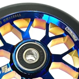 Fantic26 Spy7 Stunt-Scooter Rolle 110mm Abec11 Blauchrome/Pu Schwarz