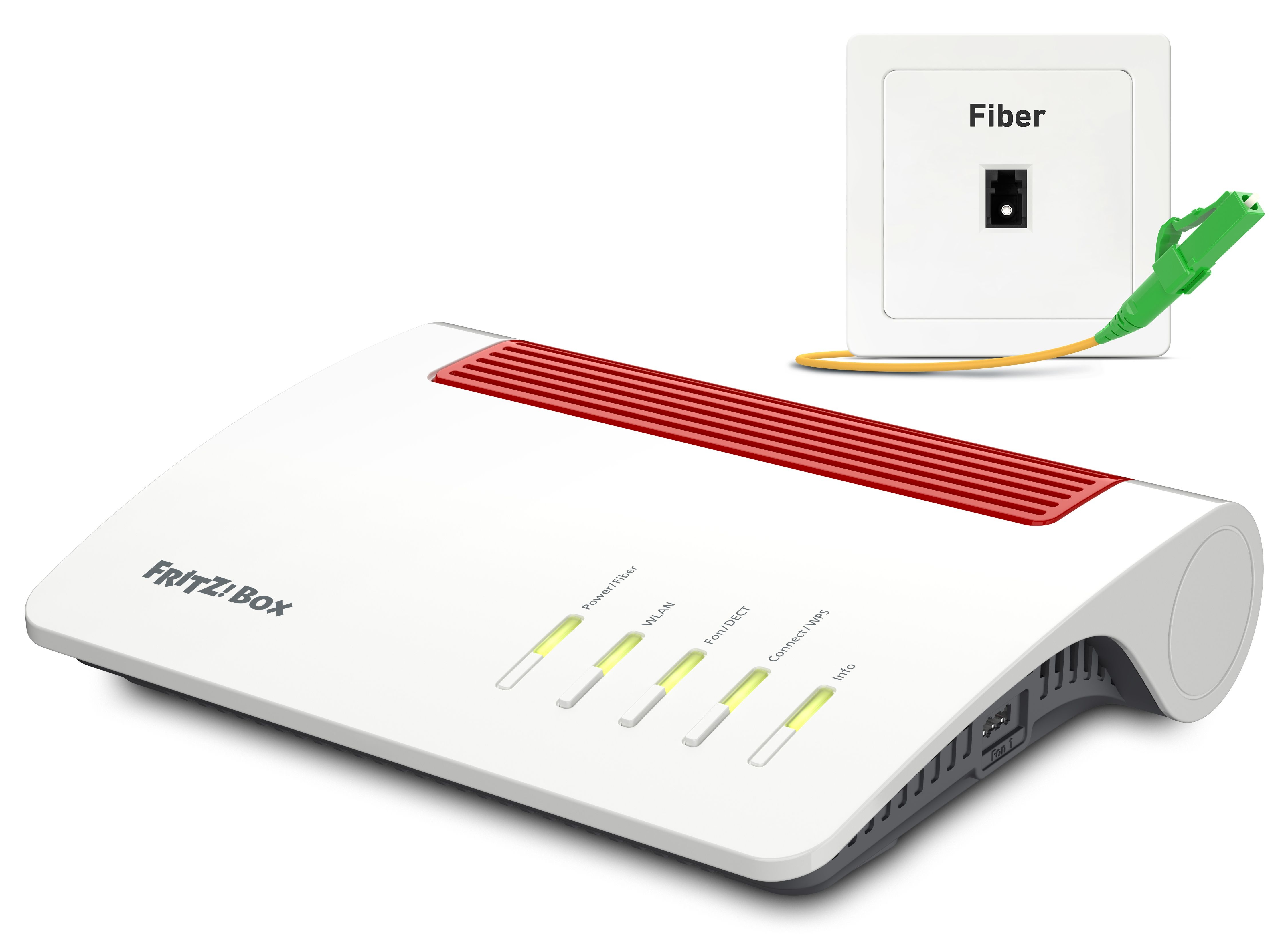 FRITZ!Box 5590 Fiber Wi-Fi 6 (802.11ax) Router Dual-Band (2,4 GHz/5 GHz) 1200 Mbit/s