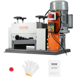 VEVOR Kabelabisoliermaschine Elektrisch 1,5-40 mm Kabelschälmaschine 1500 W Abisoliermaschine 27 m pro Minute Geschwindigkeit Abisolierzange