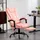 Vinsetto Chefsessel Kunstleder Rosa