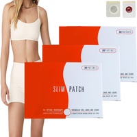 Perfektes Detox Schlankheitspflaster, Pack of 30 Herbal Detox Slimming Patches, Weight Loss Patches, Body Shaping Patches or Weight Loss, Fat Burning and Appetite Suppression for Slim, Fast (3Pcs)