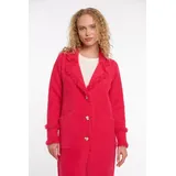 RINO & PELLE Longstrickjacke pink 44