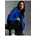 TRIGEMA T-Shirt TRIGEMA 100 Baumwolle Gr M blau royal Single Jersey 100 Baumwolle Basic lang Rundhals Shirts T-Shirt