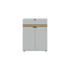 Möbel Kraft Schuhkommode 75 x 98 x 37 cm grau