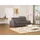 vente-unique Schlafsofa 4-Sitzer – Liegefläche: 160 cm – Matratzenhöhe: 18 cm - Grau - VIZIR