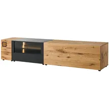 MASSIVMOEBEL24.DE Kitzbühel Lowboard 250x52x52 cm Natur Geölt/Lackiert Holz