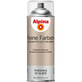 Alpina Feine Farben Sprühlack 400 ml purismus in silber