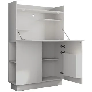 Vicco Alena Weiß, 85 x 27 cm, Arbeitszimmer, Schreibtische, Sekretäre
