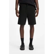 Hugo Sweatshorts aus reiner Baumwolle, Modell 'NASENSIO', Black, L