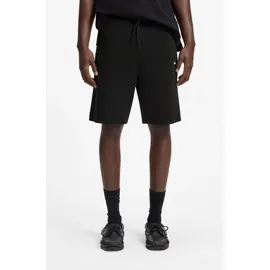 Hugo Sweatshorts aus reiner Baumwolle, Modell 'NASENSIO', Black, L