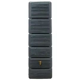 4rain Slim Wood Decor Wandtank 330 l graphite grey