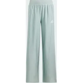 adidas Seasonals Glam Wide Leg Hose Silber/Grün 164