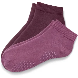 Tchibo - 2 Paar Yogasocken - Damen - Gr. 35-38 - rosa