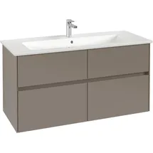 Villeroy & Boch Waschtischunterschrank 4 Auszüge 116,1 x 61 x 48 cm Graphit