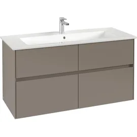 Villeroy & Boch Waschtischunterschrank 4 Auszüge 116,1 x 61 x 48 cm Graphit