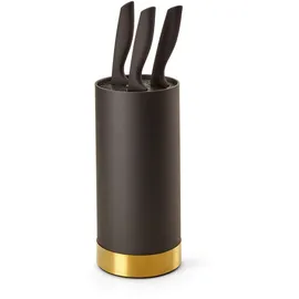 Echtwerk Messerblock schwarz 4-teilig gold edition