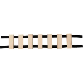 QLS Hängebrücke für Katzen Kletterwand Katzenmöbel Wandmontage 7 Stufen Holz Kiefer 9957