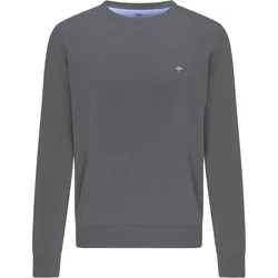 FYNCH-HATTON Strickpullover »FYNCH-HATTON Langarmpullover«, mit Logostickerei, Gr. XXL, steel, , 40644611-XXL