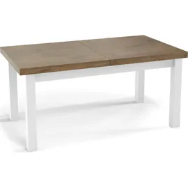 WFL GROUP Ausziehtisch 200 x 78 x 100 cm Lefkas Eiche braun