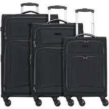 d & n Travel Line 9204 Koffer-Set 3-tlg. schwarz