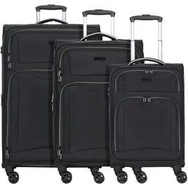 d & n Travel Line 9204 Koffer-Set 3-tlg. schwarz