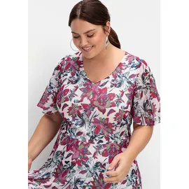 sheego Abendkleid Lila 52