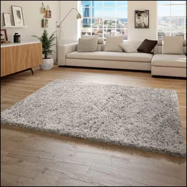 KADIMA DESIGN HOCHFLORTEPPICH, einfarbig, Florhöhe: 70 mm, Grau 120 x 160 cm
