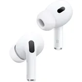 Apple AirPods Pro 2 Kabellose In‐Ear Kopfhörer, Bluetooth Kopfhörer, Aktive Geräuschunterdrückung, Hörhilfefunktion, Transparenzmodus, Personalisiertes 3D Audio, Hi-Fi Sound, H2 Chip, Laden über USB-C