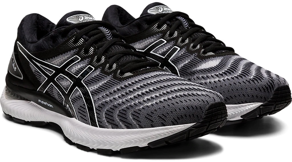 Asics Laufschuhe Gel Nimbus 22 (Dämpfung, 2E/Wide/Breit) schwarz Herren