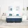 vidaXL Boxspringbett 160 x 200 cm Blau