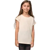 URBAN CLASSICS Girl's Organic Extended Shoulder Tee T-Shirt, whitesand, 158/164